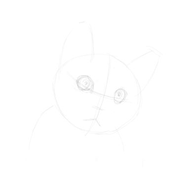 cat sketches in pencil 5
