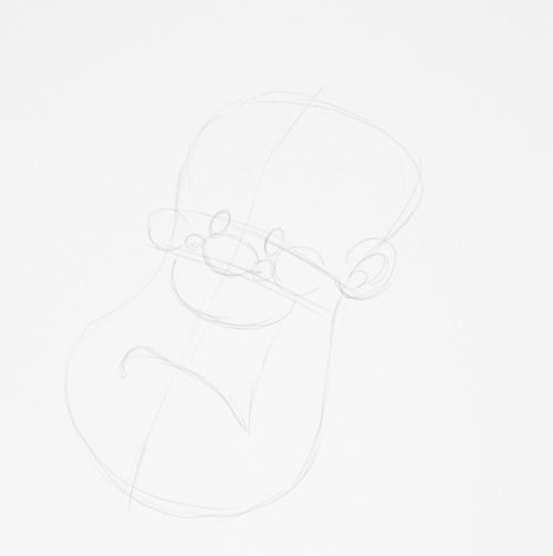 Drawing Cartoon Faces. A Simple Method Demonstrated in a Free Drawing
