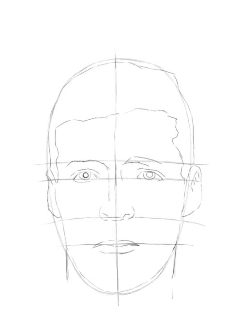 How to Draw a Face – Male