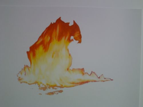 Flame Drawing 5