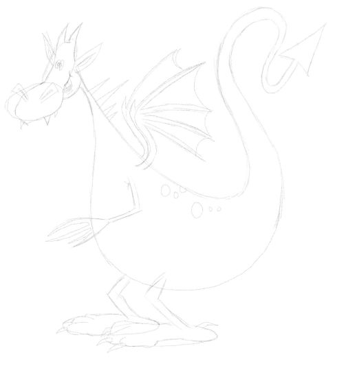 cartoon dragon