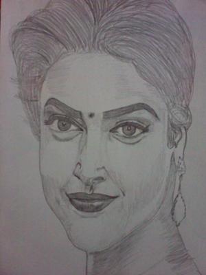 deepika padukone's sketch