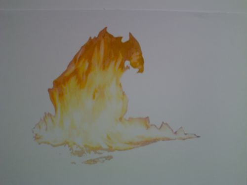 Flame Drawing 4